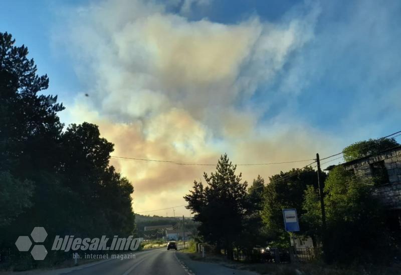 Požar u Tomislavgradu, gori Roško Polje 